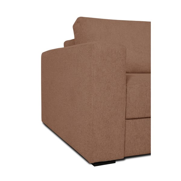 Hnedá rozkladacia pohovka 238 cm Resmo - Scandic-image-4