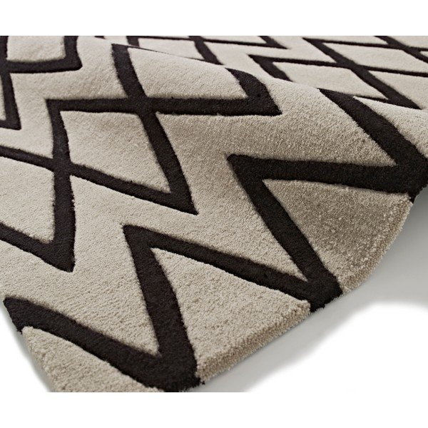 Koberec Beige Black, 150x230 cm-image-1