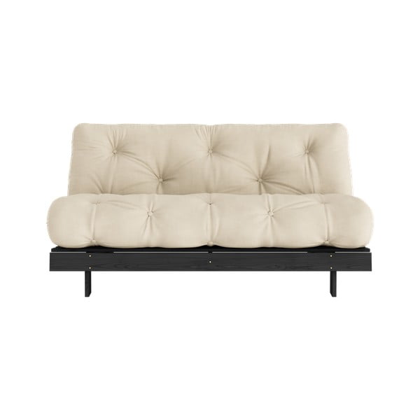 Béžová rozkladacia pohovka 160 cm Roots Black Night – Karup Design