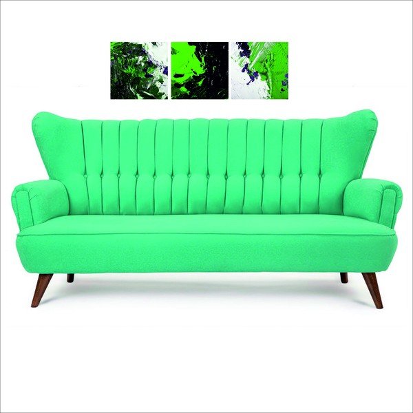 Sada 3 nástenných dekorácií CMT Glass Framework 20, 30 x 30 cm-image-1