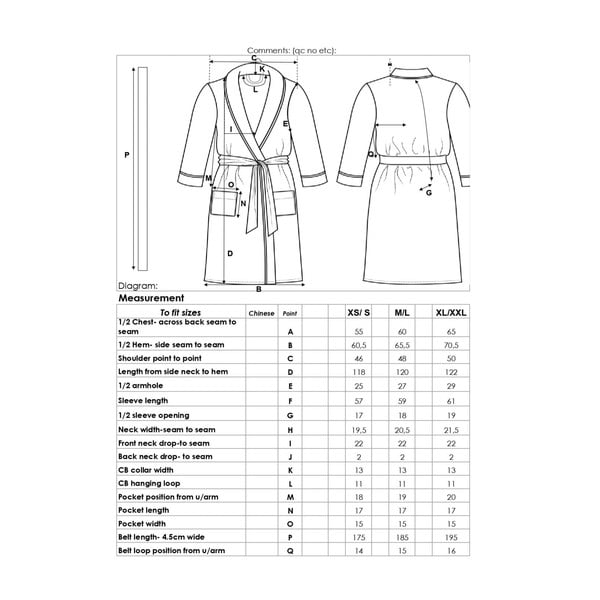 Modrý župan z mikroplyšu veľkosť M/L Polyvelvet – Good Morning-image-2