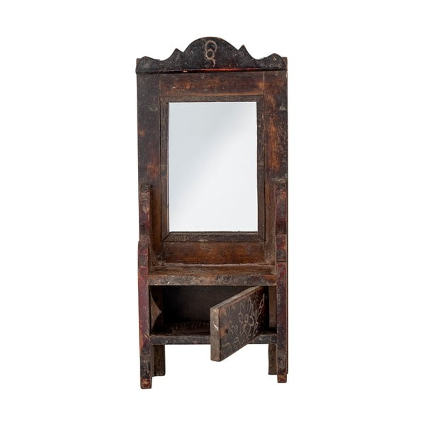 Nástenné zrkadlo s dreveným rámom 17,5x43 cm Sehar – Bloomingville-image-2