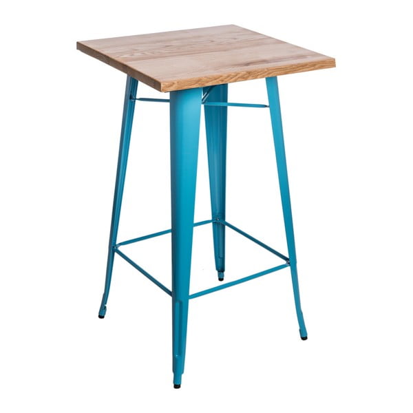 Modrý barový stôl D2 Paris Ash Wood