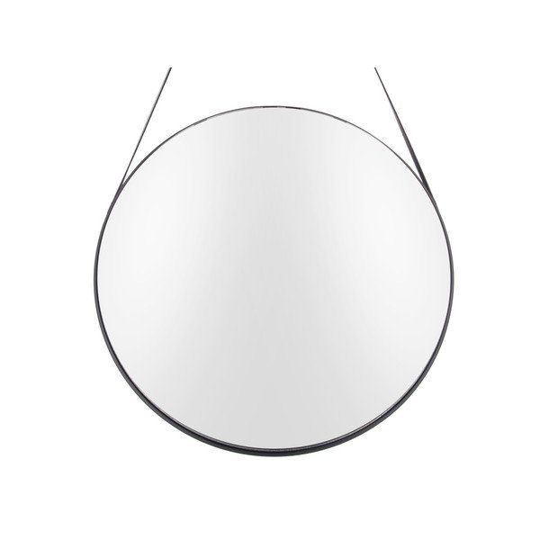 Nástenné zrkladlo s rámom v čiernej farbe PT LIVING Balanced, ø 47 cm-image-2