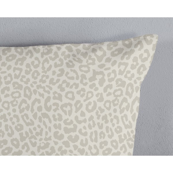 Bielo-svetlosivé bavlnené obliečky na jednolôžko 140x200 cm – Good Morning-image-3