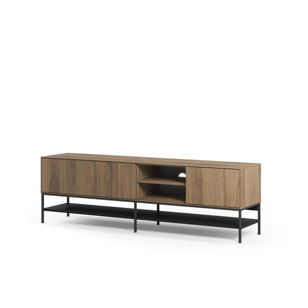 TV stolík v dekore duba v prírodnej farbe 180x55x35 cm Amira – Marckeric-image-2