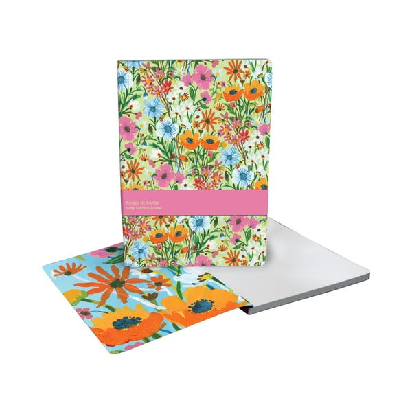 Zápisník 128 str. formát A4 Flower Field – Roger la Borde-image-1