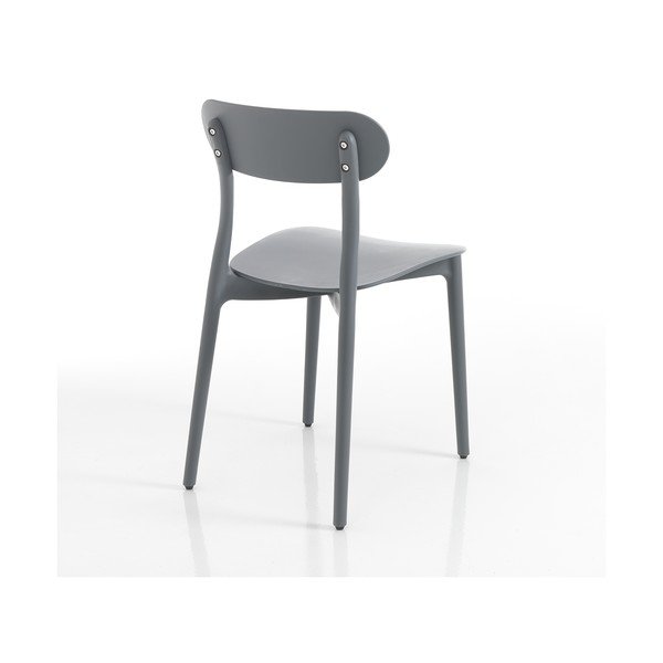 Sivá plastová záhradná stolička Stoccolma - Tomasucci-image-2
