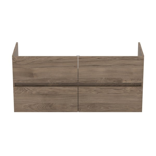 Závesná skrinka pod umývadlo v dekore orecha v prírodnej farbe 120x55 cm Eurovit+ – Ideal Standard