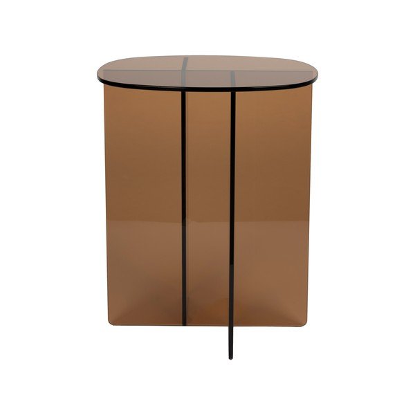 Sklenený odkladací stolík 30x40 cm Linea – Zuiver