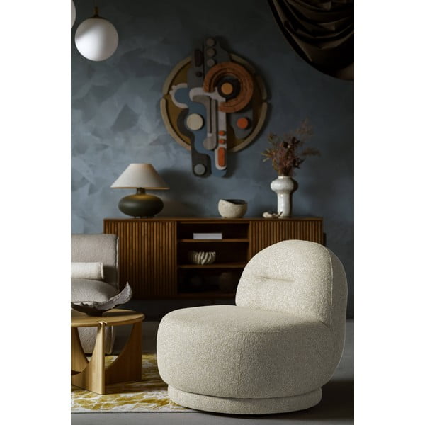 Béžové kreslo Ovo – Miuform-image-1