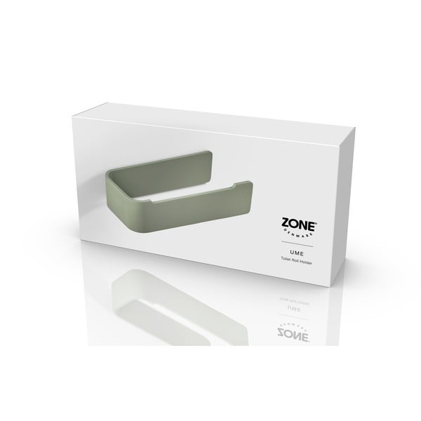 Svetlozelený nástenný kovový držiak na toaletný papier Ume – Zone-image-2