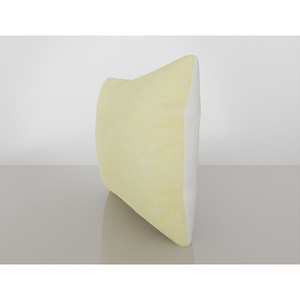 Žltá obliečka na vankúš Vitaus s obsahom bavlny, 42 x 42 cm-image-2
