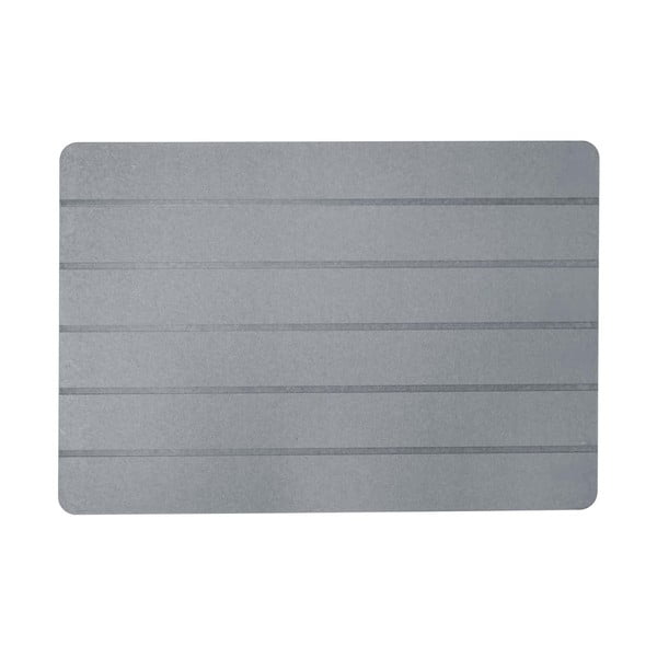 Sivá kúpeľňová predložka 50x70 cm Baline – douceur d'intérieur