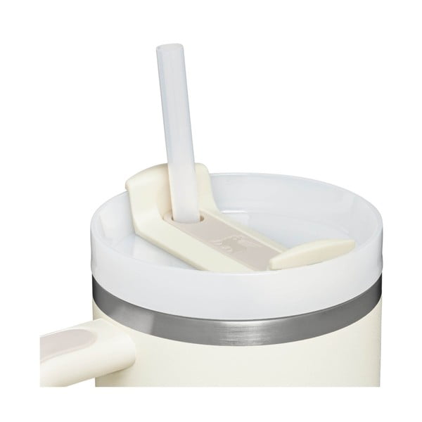 Krémovobiela termoska so slamkou z nehrdzavejúcej ocele 1,18 l Quencher H2.0 FlowState Tumbler Cream – Stanley-image-2