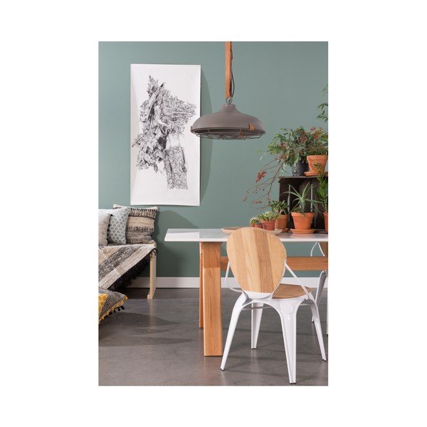 Sivé stropné svietidlo Zuiver Dek, Ø 51 cm-image-4