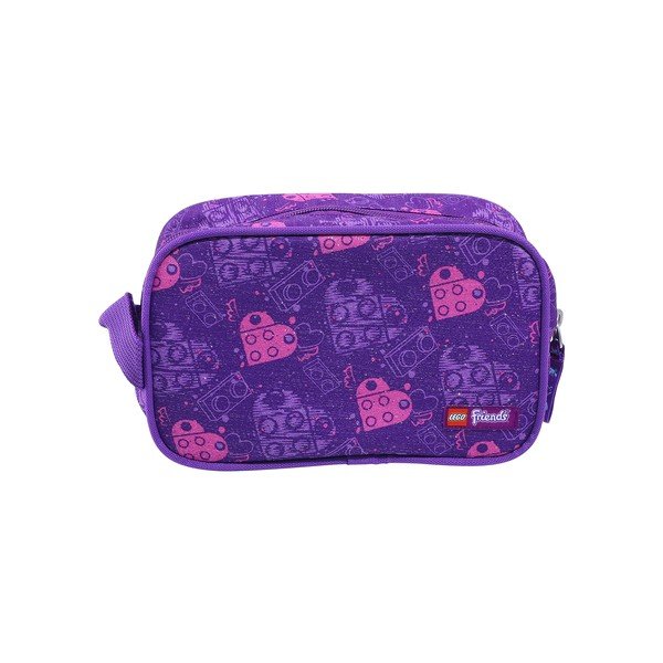 Fialová toaletná taška LEGO®Friends Hearts-image-3
