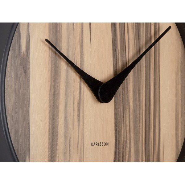Nástenné hodiny ø 40 cm Wood Melange – Karlsson-image-3