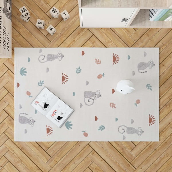 Detský koberec Nattiot Little Wild Monkey, 120 x 170 cm-image-3