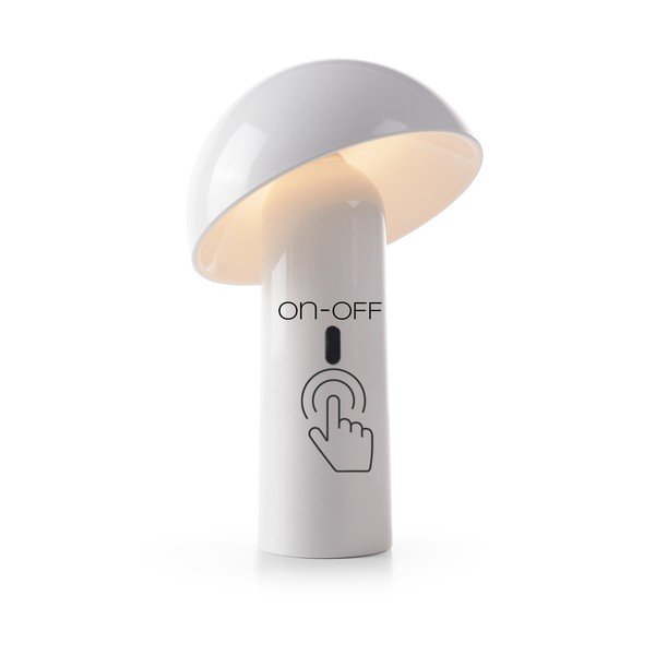 Biela stolová lampa Tomasucci Kino, výška 22,5 cm-image-2