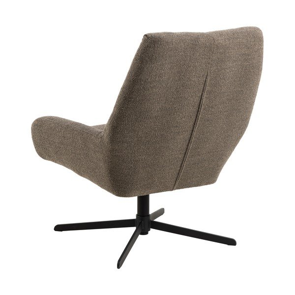 Sivo-hnedé kreslo z textílie buklé Paris – Actona-image-3