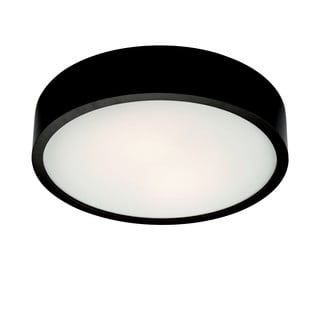 Čierne kruhové stropné svietidlo Lamkur Plafond, ø 37 cm