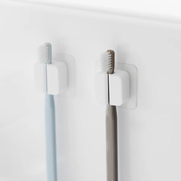 Biele silikónové multifunkčné držiaky v súprave 2 ks Film Hook – YAMAZAKI-image-2