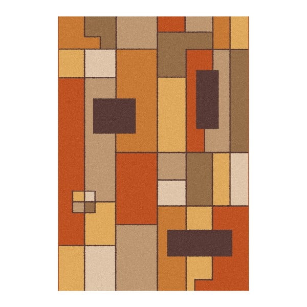 Oranžovo-hnedý koberec Universal Boras Rust, 190 x 280 cm