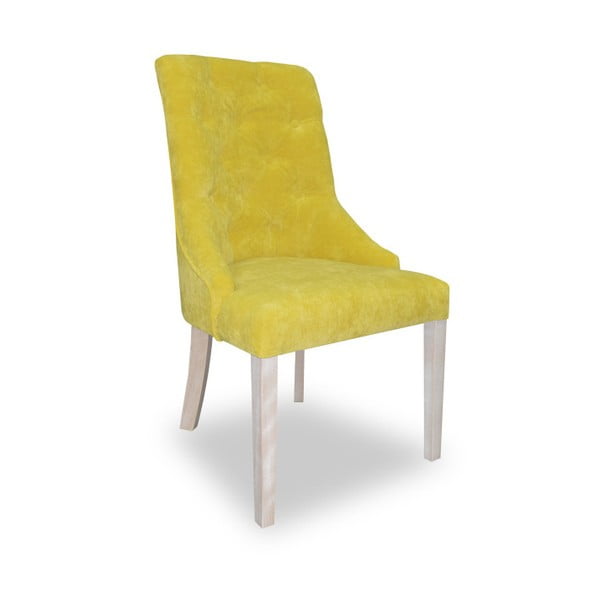 Žltá jedálenská stolička Massive Home Marta