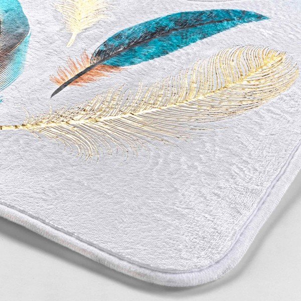 Biela WC kúpeľňová predložka 45x45 cm Plumiss – douceur d'intérieur-image-2