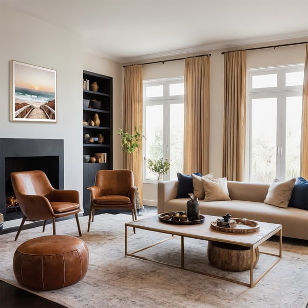 Obraz 50x50 cm Beach Footbridge-image-1