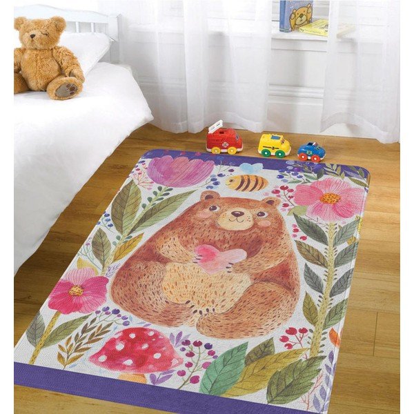 Detský koberec OYO Kids Bear With Heart, 80 x 140 cm-image-1