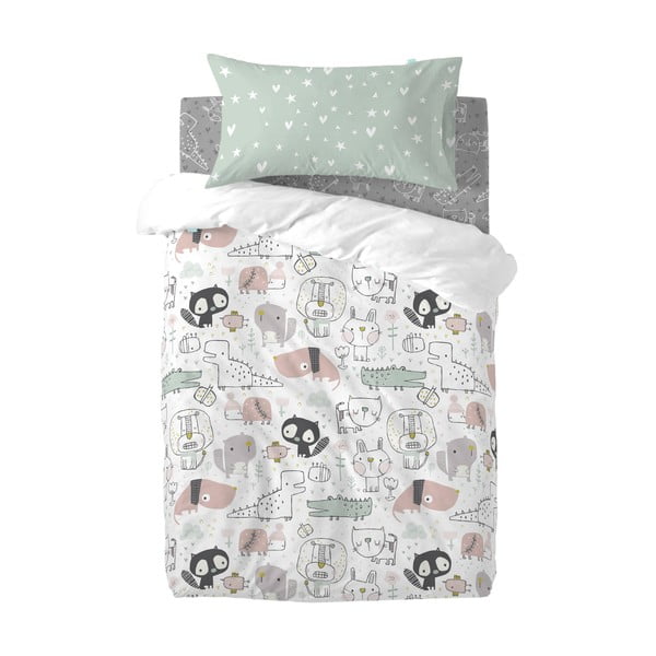 Detská bavlnená plachta Moshi Moshi Best Buddies, 60 x 120 cm-image-2