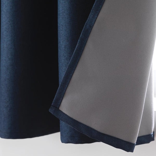 Tmavomodrý zatemňovací záves 140x180 cm Crepuscule – douceur d'intérieur-image-3