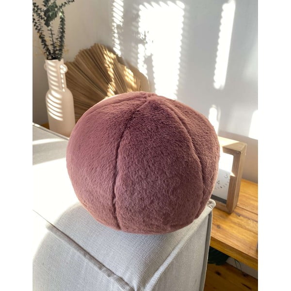 Dekoračný vankúš z mikroplyšu ø 25 cm Top – Mioli Decor-image-1