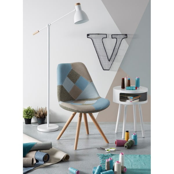 Biely odkladací stolík s úložným priestorom Kave Home Bruk-image-2