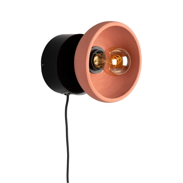 Nástenné svietidlo v lososovo-čiernej farbe Zahra – Dutchbone