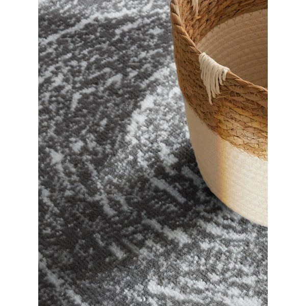 Sivo-krémový okrúhly koberec ø 120 cm Gloria Cavallo – Hanse Home-image-4