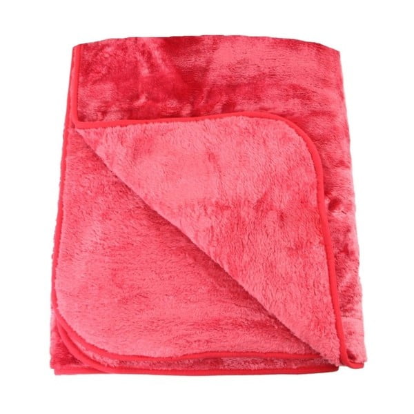 Ružová deka Gözze Cashmere, 180 x 220 cm