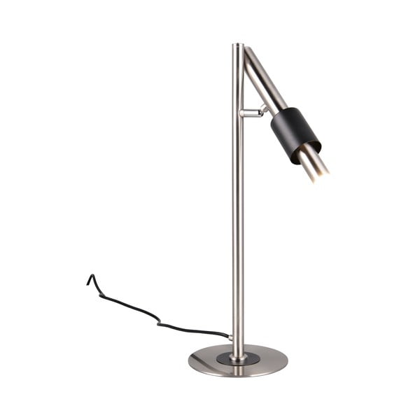 Čierna/v striebornej farbe LED stolová lampa (výška  50 cm) Ikaris – Trio Select-image-2