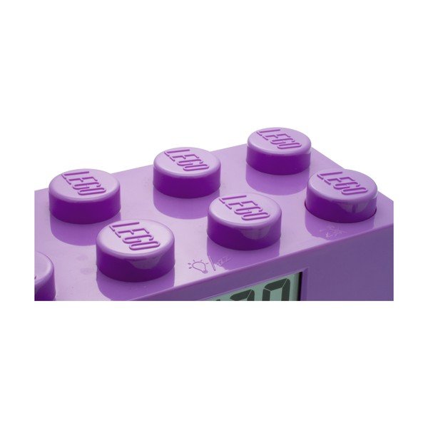 Fialové hodiny s budíkom LEGO® Brick-image-1