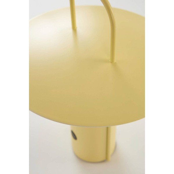 Žltá kovová LED so stmievačom stolová lampa (výška  24 cm) Venna – Jotex-image-2
