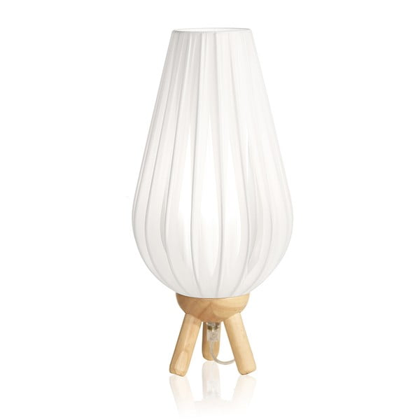 Biela stolová lampa Globen Lighting Swea Long