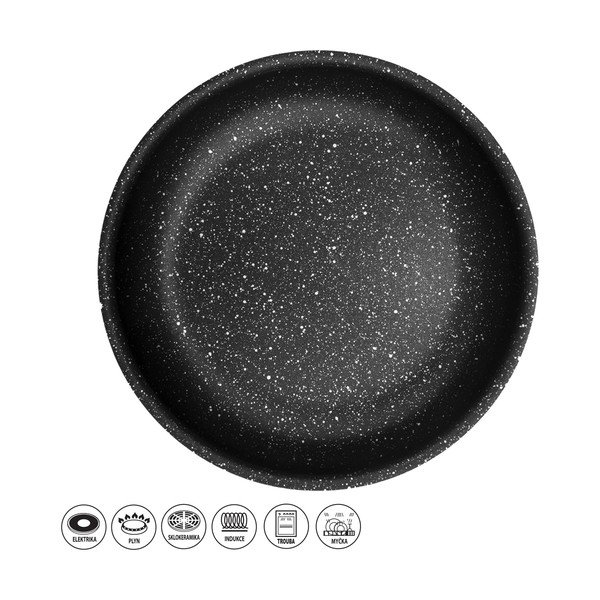 Hliníková panvica ø 28 cm Grande Combi – Orion-image-1