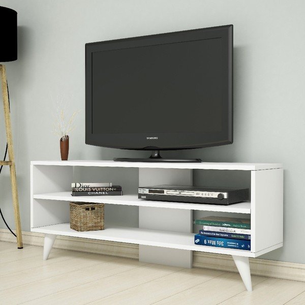 Biely TV stolík One-image-1