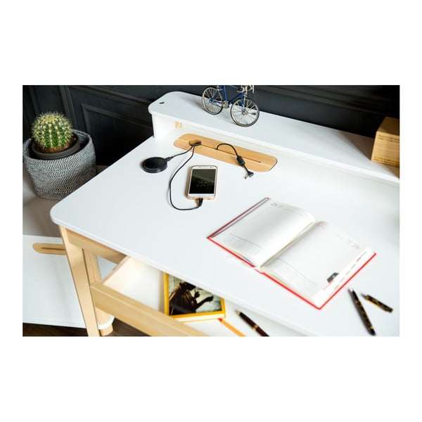 Svetlosivý pracovný stôl Ragaba ASHME-image-2