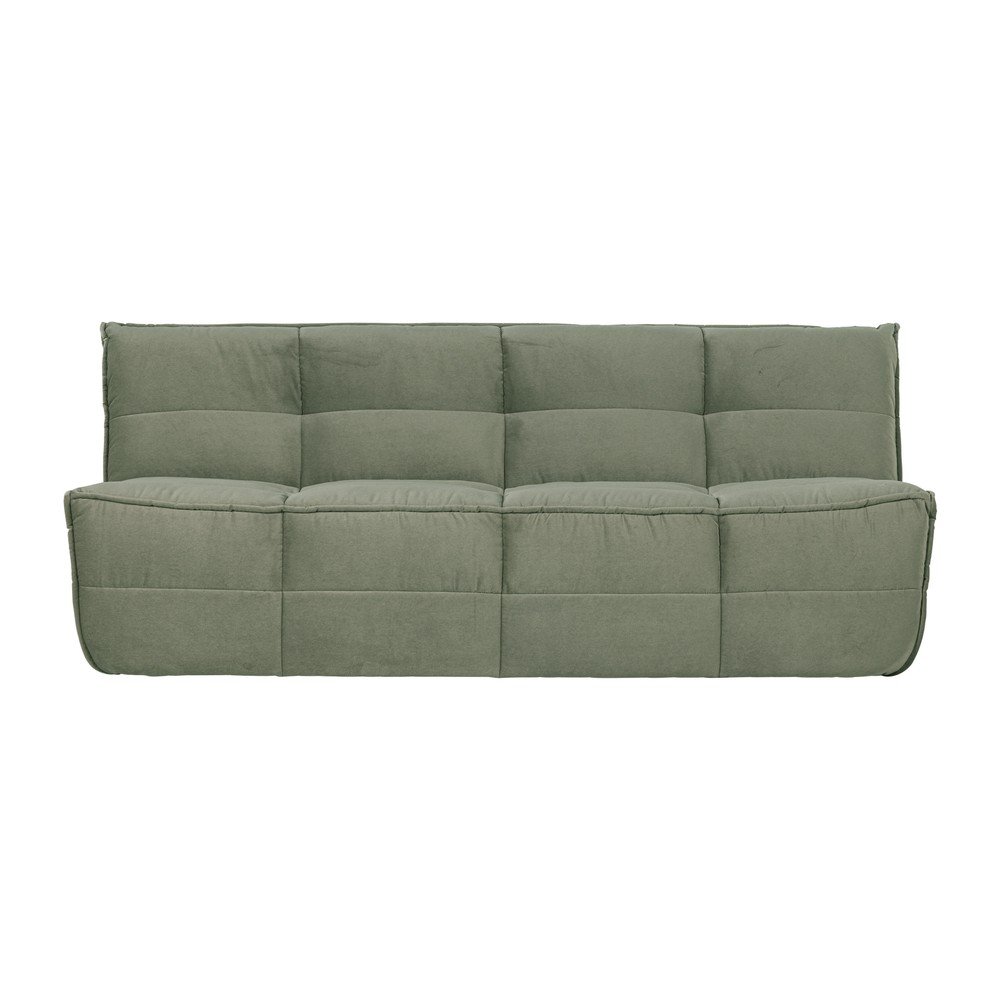 E-shop Zelená zamatová pohovka 204 cm Cluster – vtwonen