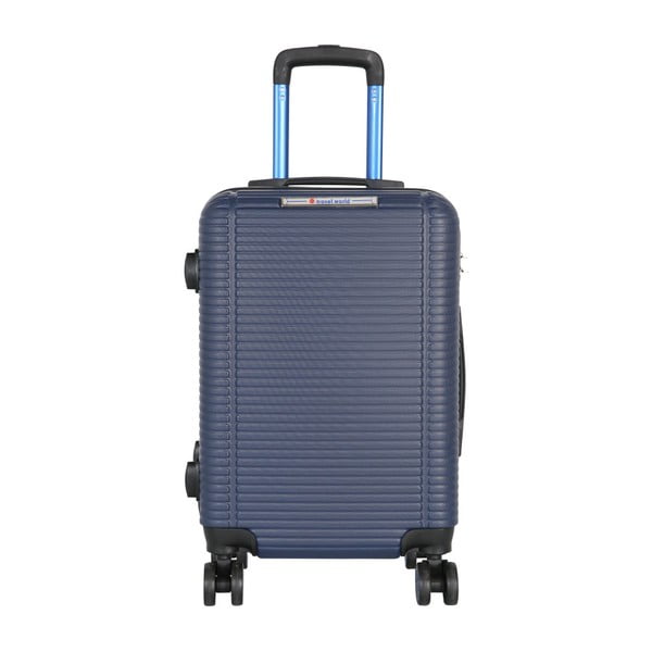 Modrá príručná batožina na kolieskach Travel World Bobby