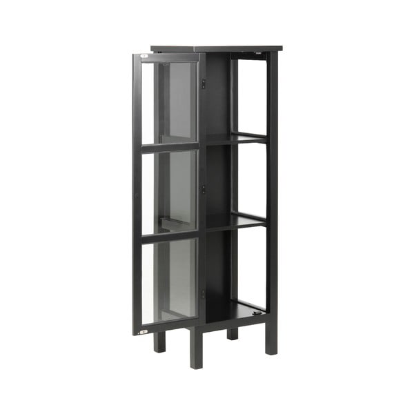Čierna vitrína Actona Eton, výška 136,5 cm-image-2