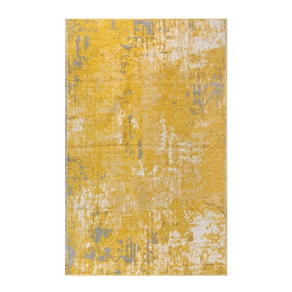 Žlto-sivý obojstranný koberec Homemania Maylea, 77 x 150 cm